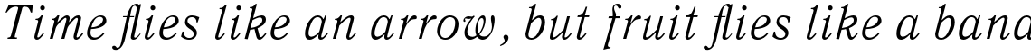 Quant Antiqua Light Italic