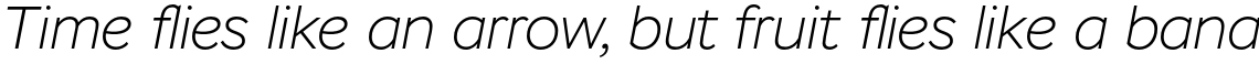 Stem Extra Light Italic