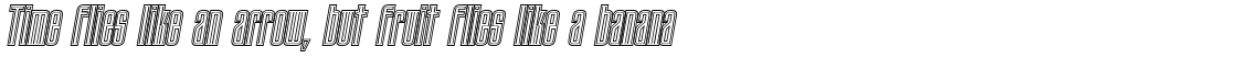 Tauern Engraved Condensed Bold Oblique