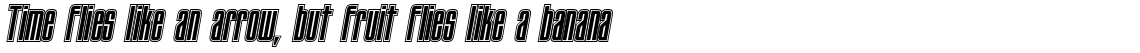 Tauern Inline Condensed Bold Oblique