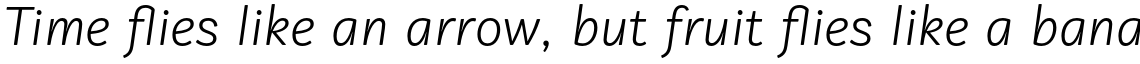 Vaccine Sans Light Italic