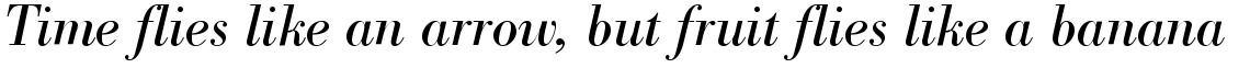 SG Bodoni No. 1 SB Regular Italic