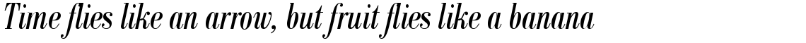 SG Bodoni No. 1 SB Regular Condensed Italic