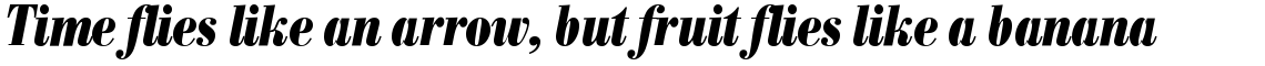 SG Bodoni No. 1 SB Bold Condensed Italic