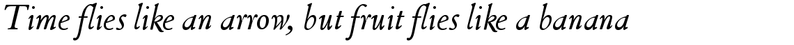 Cloister Old Style SB Roman Italic