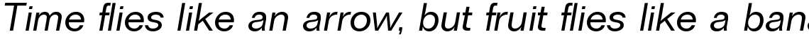 Folio SB Light Italic