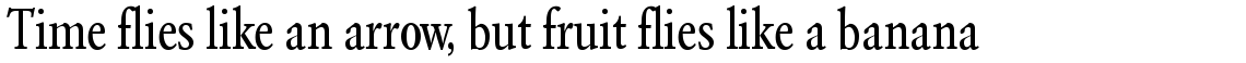 SG Garamond No. 2 SB Book Condensed