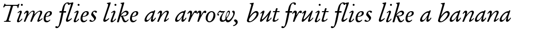 SG Garamond No. 1 SB Roman Italic
