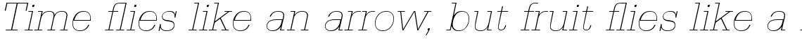 Serifa SB Extra Light Italic