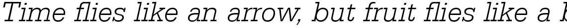 Serifa SB Light Italic