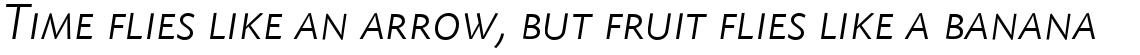 Today Sans Serif SB Light Italic Small Caps SC