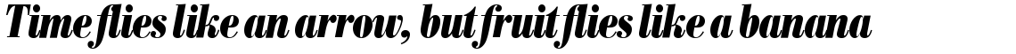 SG Bodoni No. 1 SH Bold Condensed Italic