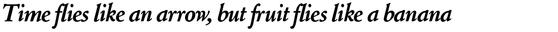 Cloister Old Style SH Bold Italic