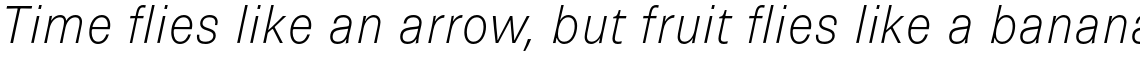 Brown Pro Thin Italic