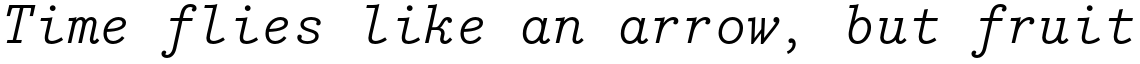 Bodoni Egyptian Mono Light Italic