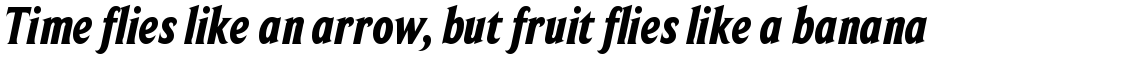 Beaufort Condensed Heavy Italic