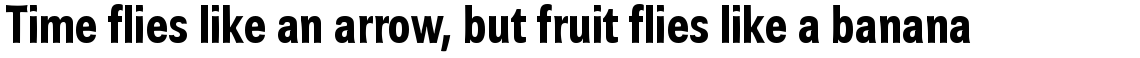 Brown Bold Condensed