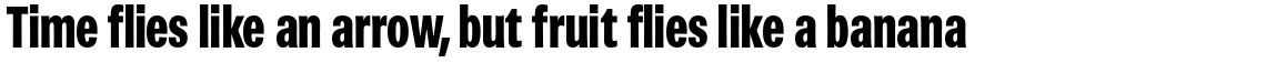 Brown Black Condensed
