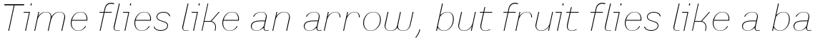 Preface Thin Italic