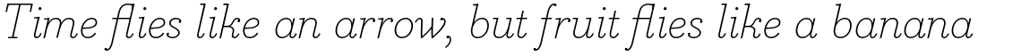 Bodoni Egyptian Pro Extra Light Italic
