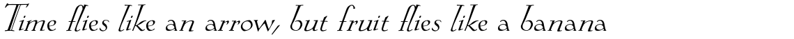 Eva Antiqua Light Italic