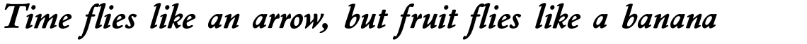 Nicolas Jenson Extra Bold Italic