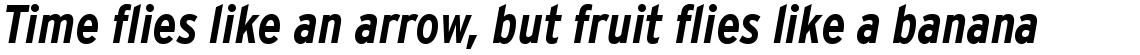 Interstate Bold Condensed Italic