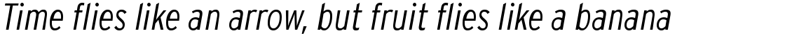 Interstate Light Condensed Italic