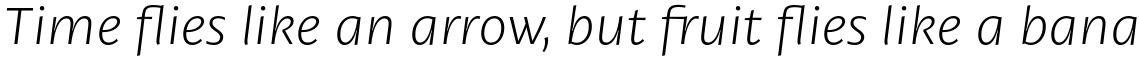 Petala Pro Semi Light Italic