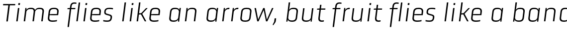 Obvia Extra Light Italic