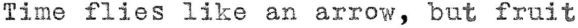 Typewriter Ribbon Face