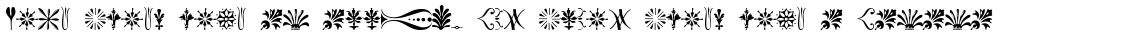 Bodoni Classic Ornaments