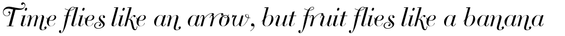 Bodoni Classic Italic Swashes