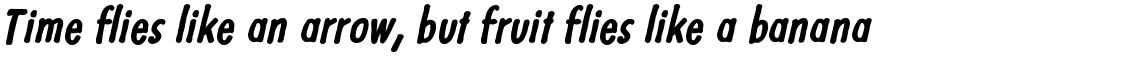 Futuramano Cond Bold Italic