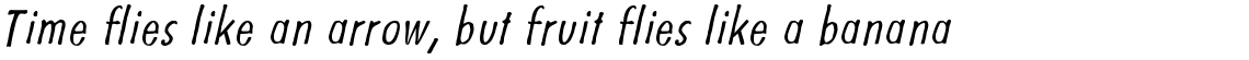 Futuramano Cond Light Italic