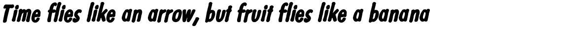 Futuramano Cond XBold Italic