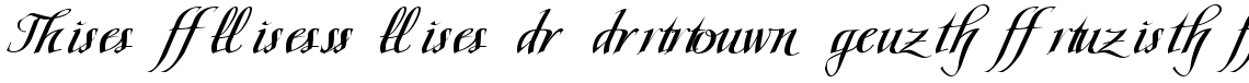 Scriptissimo Forte Ligature