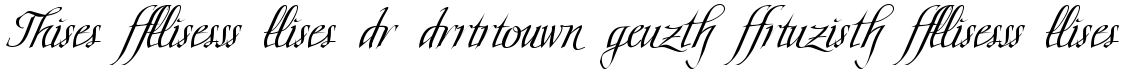 Scriptissimo-Ligature