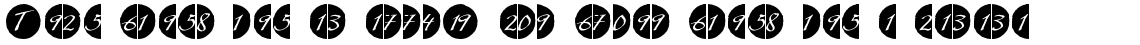 Bullet Numbers MyScript Neg