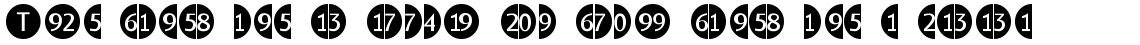 Bullet Numbers Sans Neg