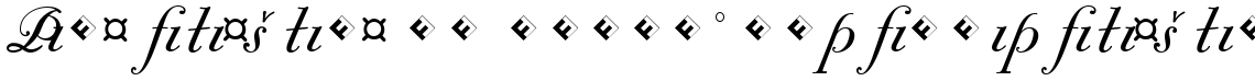 Bodoni Classic Chancery Expert