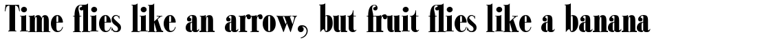 Bodoni Classic Condensed Bold Plus