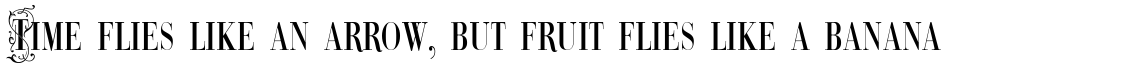 Bodoni Classic Deco Two Caps