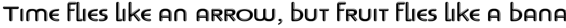Copperplate Modern Bold Chrome