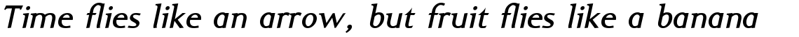 Ela-Demiserif Plain Italic