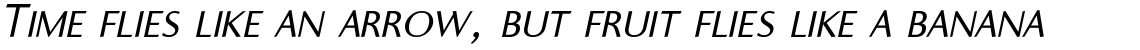 Ela-Sans Semi Light Caps Italic