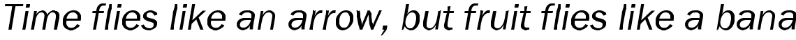 Franklin Gothic Raw Book Oblique