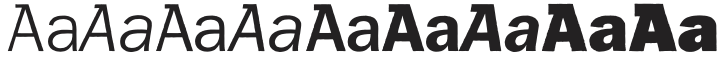 Franklin Gothic Raw Semi Serif Family