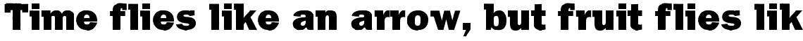 Franklin Gothic Raw Semi Serif Heavy