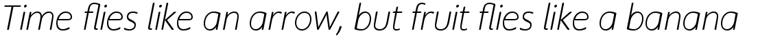 Supra Rounded Extra Light Italic